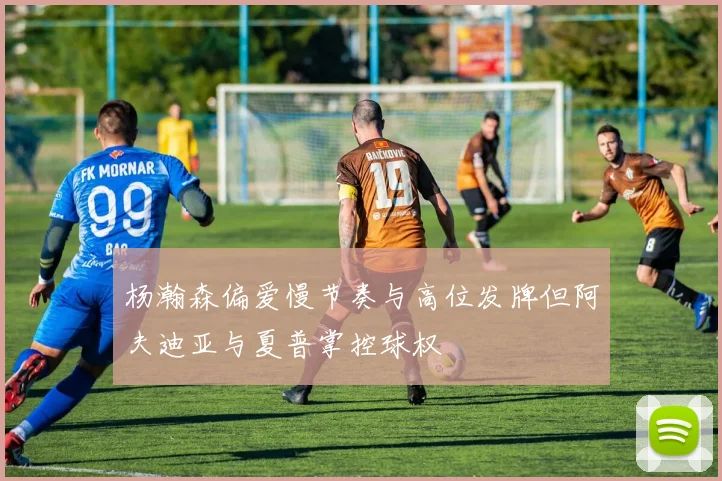 杨瀚森偏爱慢节奏与高位发牌但阿夫迪亚与夏普掌控球权